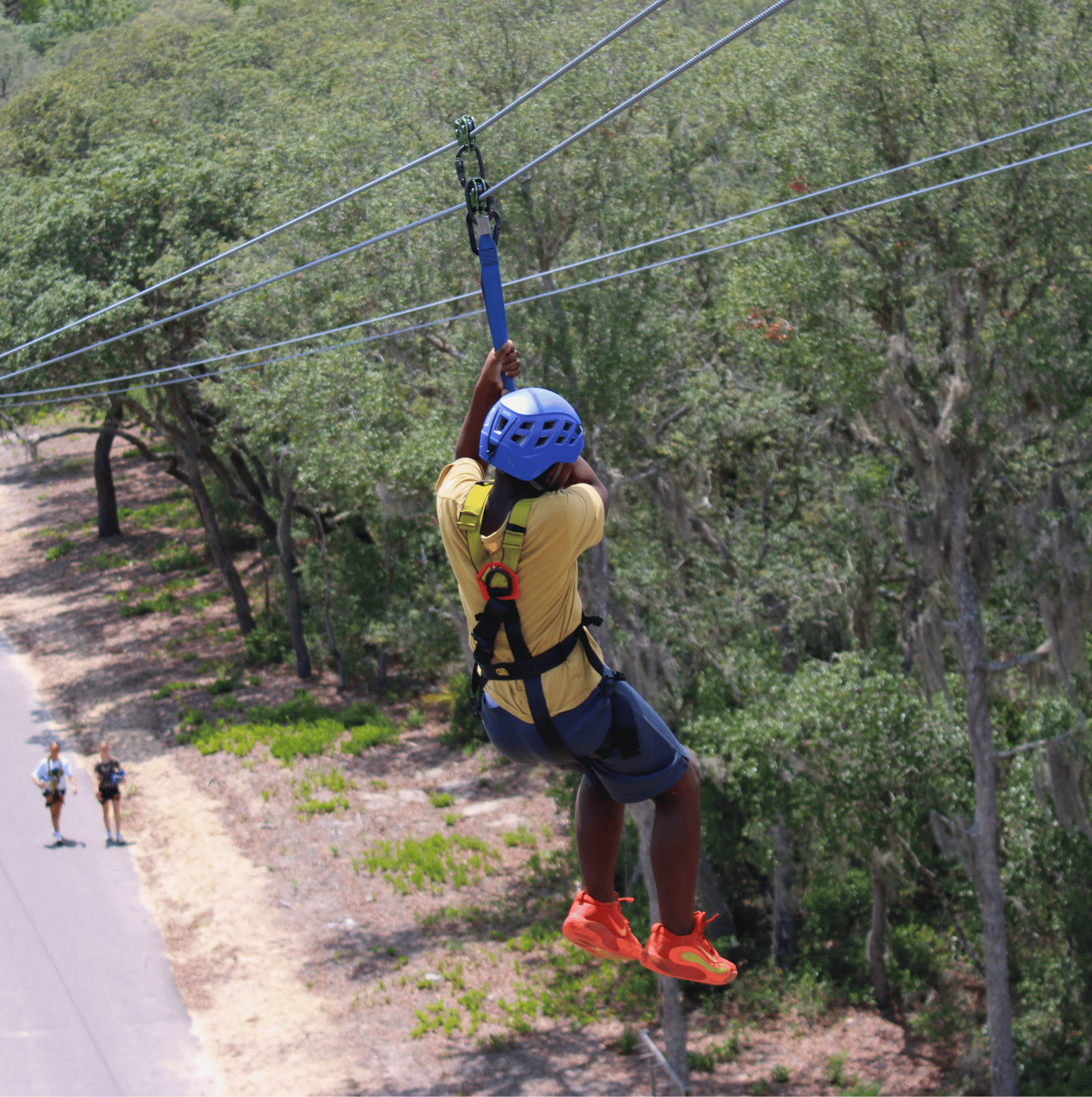 Ziplining